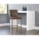 Leighland 42 inch Havana Dark Brown Barstool